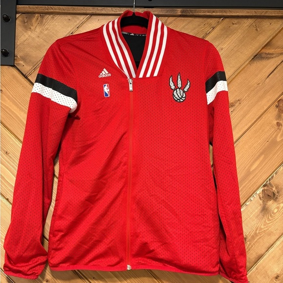 Toronto Raptors Warm Up Basketball Jacket NBA Adidas 6801W 14 - Picture 1 of 7